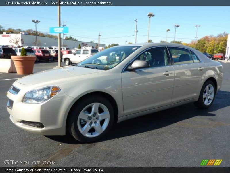 Gold Mist Metallic / Cocoa/Cashmere 2011 Chevrolet Malibu LS