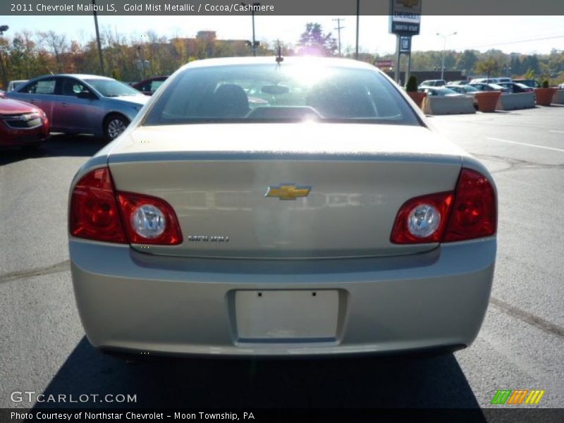 Gold Mist Metallic / Cocoa/Cashmere 2011 Chevrolet Malibu LS