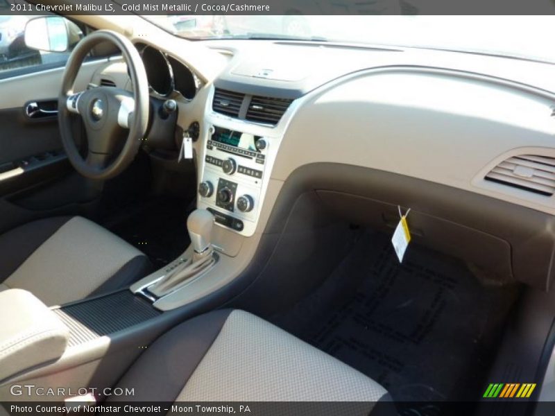 Gold Mist Metallic / Cocoa/Cashmere 2011 Chevrolet Malibu LS