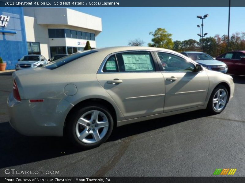 Gold Mist Metallic / Cocoa/Cashmere 2011 Chevrolet Malibu LS