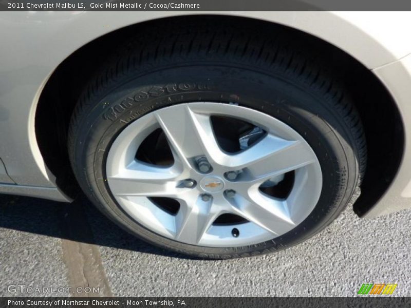 Gold Mist Metallic / Cocoa/Cashmere 2011 Chevrolet Malibu LS