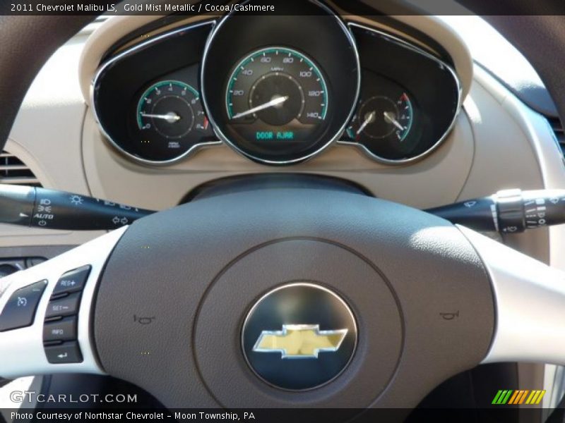Gold Mist Metallic / Cocoa/Cashmere 2011 Chevrolet Malibu LS