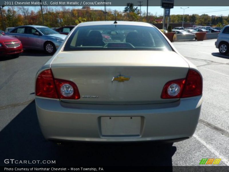 Gold Mist Metallic / Cocoa/Cashmere 2011 Chevrolet Malibu LS