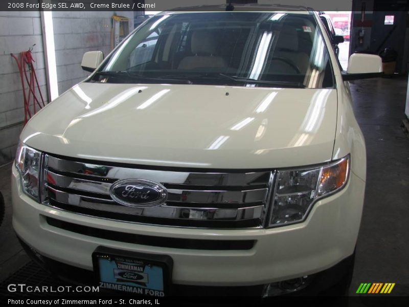 Creme Brulee / Camel 2008 Ford Edge SEL AWD