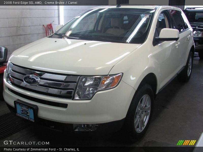 Creme Brulee / Camel 2008 Ford Edge SEL AWD