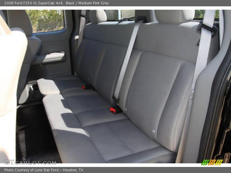 Black / Medium Flint Grey 2008 Ford F150 XL SuperCab 4x4