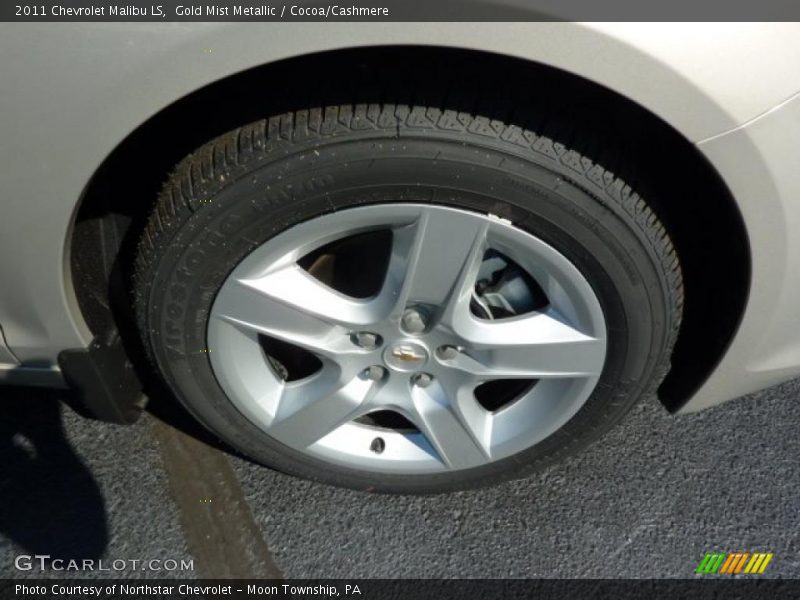 Gold Mist Metallic / Cocoa/Cashmere 2011 Chevrolet Malibu LS