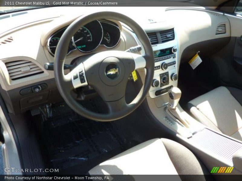 Gold Mist Metallic / Cocoa/Cashmere 2011 Chevrolet Malibu LS