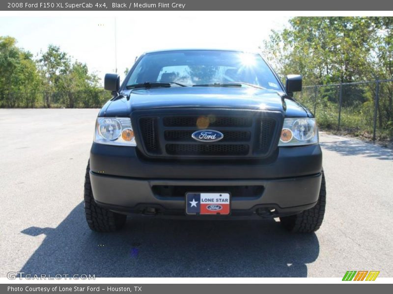 Black / Medium Flint Grey 2008 Ford F150 XL SuperCab 4x4