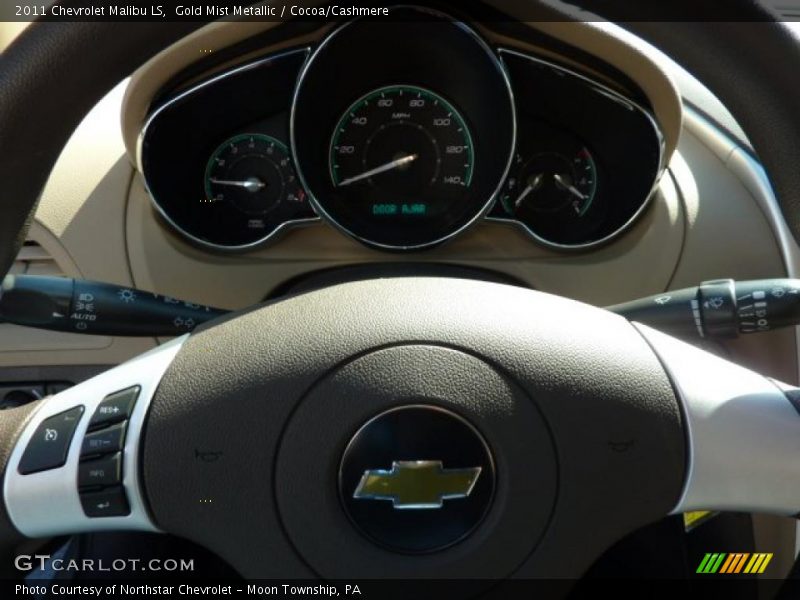 Gold Mist Metallic / Cocoa/Cashmere 2011 Chevrolet Malibu LS