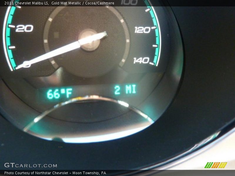 Gold Mist Metallic / Cocoa/Cashmere 2011 Chevrolet Malibu LS