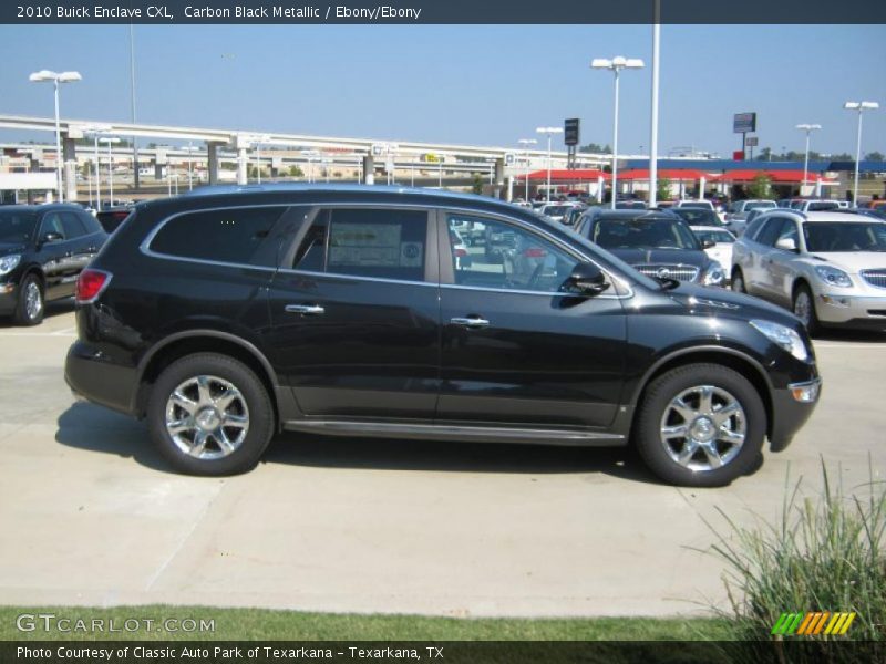 Carbon Black Metallic / Ebony/Ebony 2010 Buick Enclave CXL