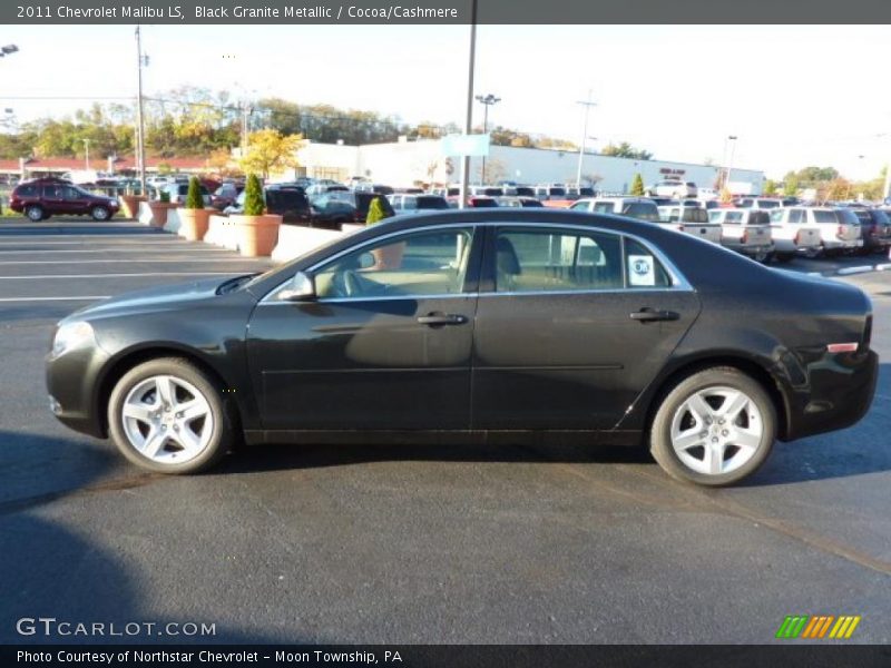 Black Granite Metallic / Cocoa/Cashmere 2011 Chevrolet Malibu LS
