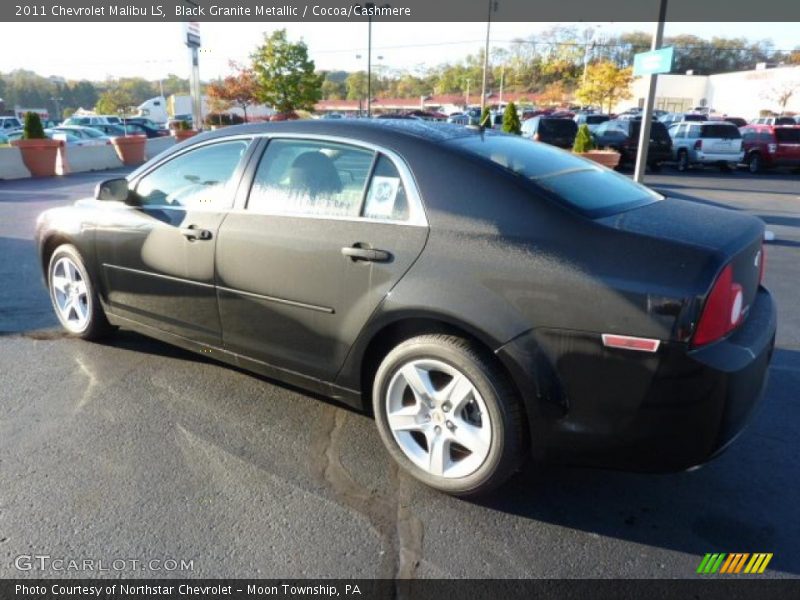 Black Granite Metallic / Cocoa/Cashmere 2011 Chevrolet Malibu LS