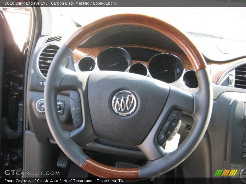 Carbon Black Metallic / Ebony/Ebony 2010 Buick Enclave CXL