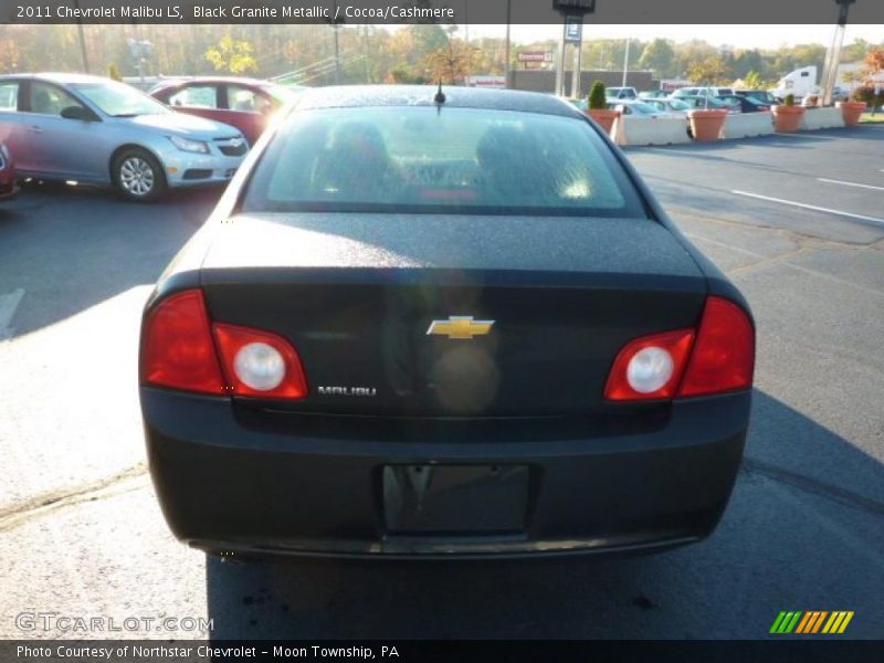 Black Granite Metallic / Cocoa/Cashmere 2011 Chevrolet Malibu LS
