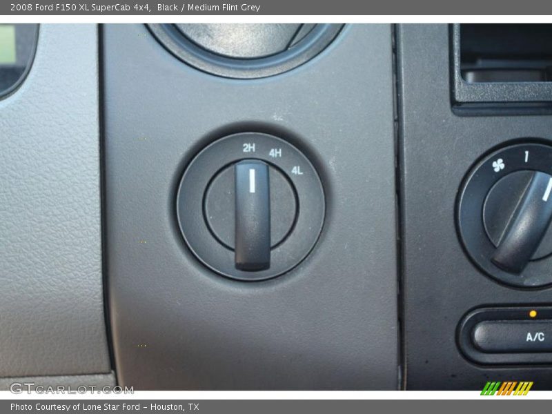 Black / Medium Flint Grey 2008 Ford F150 XL SuperCab 4x4