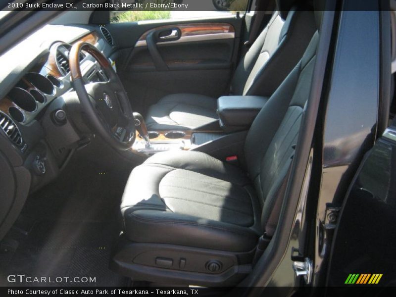 Carbon Black Metallic / Ebony/Ebony 2010 Buick Enclave CXL
