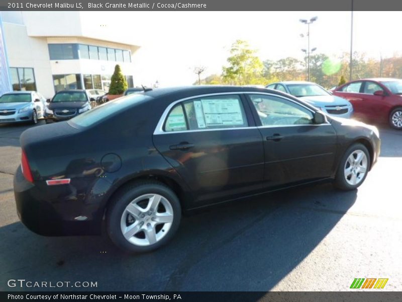 Black Granite Metallic / Cocoa/Cashmere 2011 Chevrolet Malibu LS