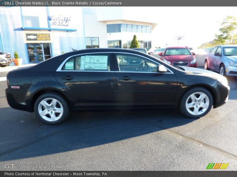 Black Granite Metallic / Cocoa/Cashmere 2011 Chevrolet Malibu LS