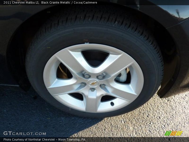 Black Granite Metallic / Cocoa/Cashmere 2011 Chevrolet Malibu LS