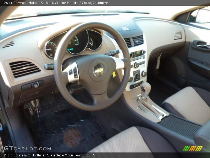 Black Granite Metallic / Cocoa/Cashmere 2011 Chevrolet Malibu LS