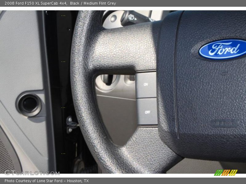 Black / Medium Flint Grey 2008 Ford F150 XL SuperCab 4x4