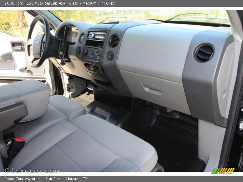 Black / Medium Flint Grey 2008 Ford F150 XL SuperCab 4x4