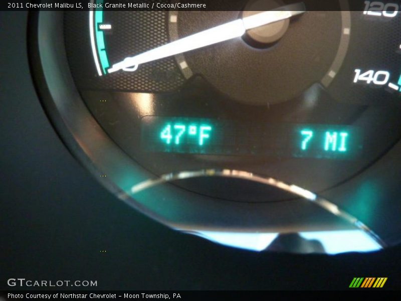 Black Granite Metallic / Cocoa/Cashmere 2011 Chevrolet Malibu LS