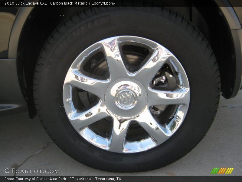 Carbon Black Metallic / Ebony/Ebony 2010 Buick Enclave CXL