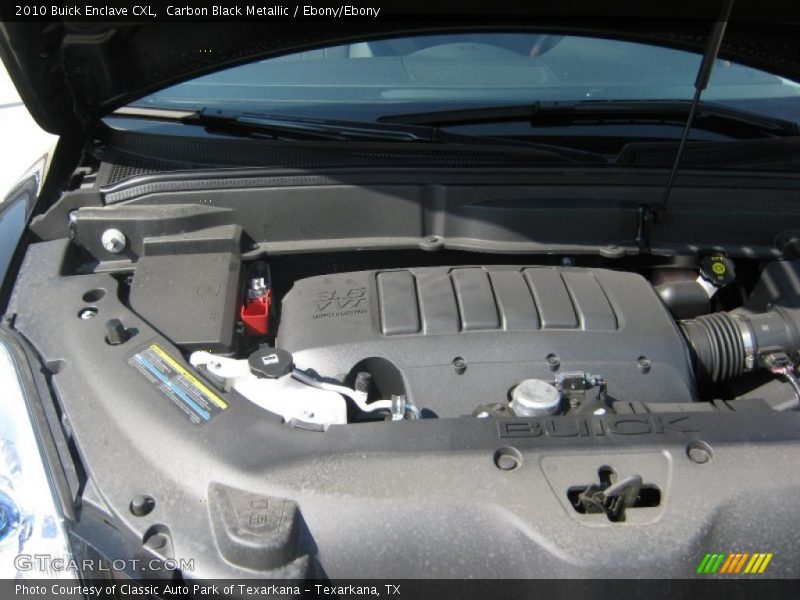 Carbon Black Metallic / Ebony/Ebony 2010 Buick Enclave CXL