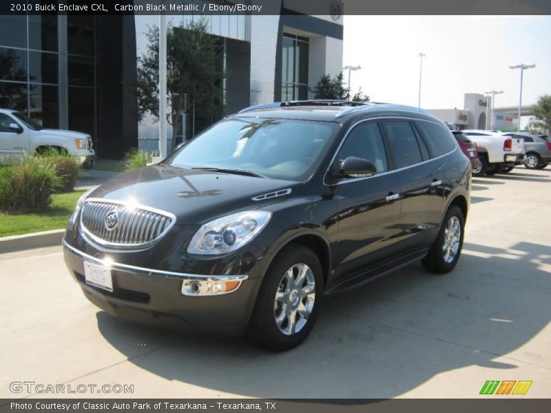 Carbon Black Metallic / Ebony/Ebony 2010 Buick Enclave CXL