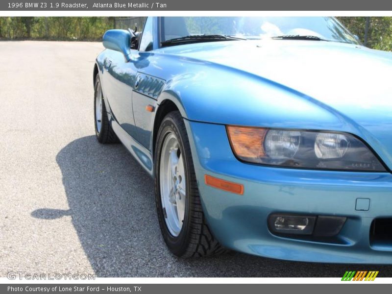 Atlanta Blue Metallic / Tan 1996 BMW Z3 1.9 Roadster
