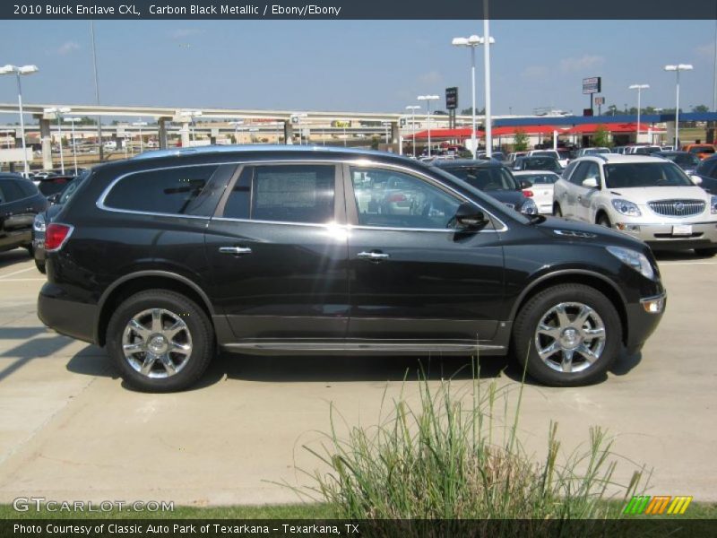 Carbon Black Metallic / Ebony/Ebony 2010 Buick Enclave CXL