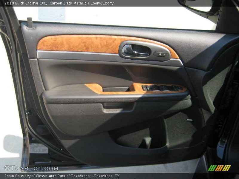 Carbon Black Metallic / Ebony/Ebony 2010 Buick Enclave CXL