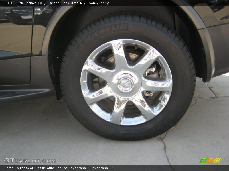 Carbon Black Metallic / Ebony/Ebony 2010 Buick Enclave CXL