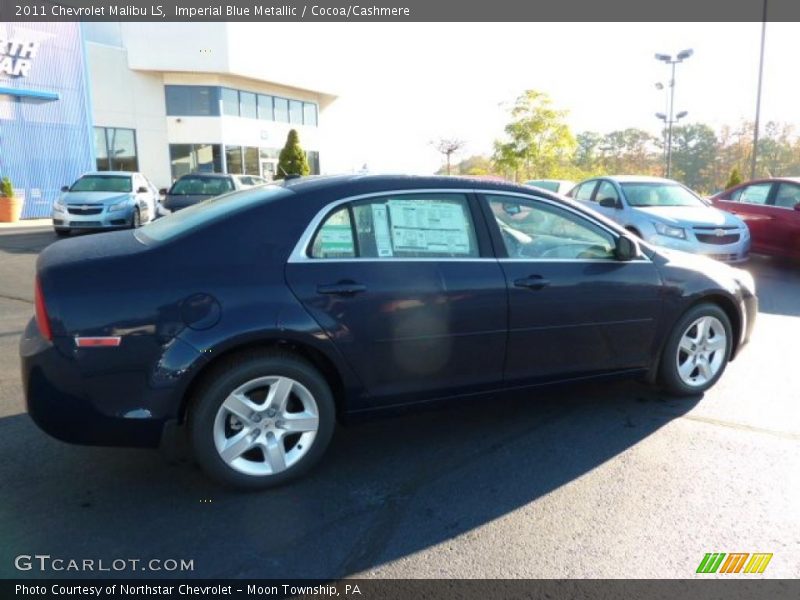 Imperial Blue Metallic / Cocoa/Cashmere 2011 Chevrolet Malibu LS
