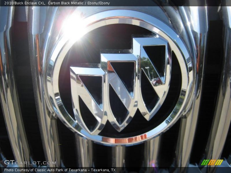Carbon Black Metallic / Ebony/Ebony 2010 Buick Enclave CXL