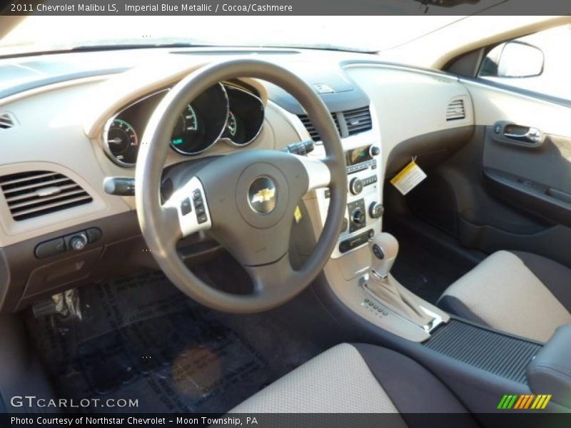 Imperial Blue Metallic / Cocoa/Cashmere 2011 Chevrolet Malibu LS