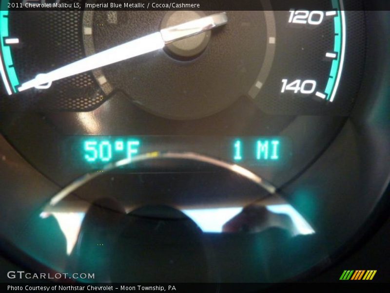 Imperial Blue Metallic / Cocoa/Cashmere 2011 Chevrolet Malibu LS