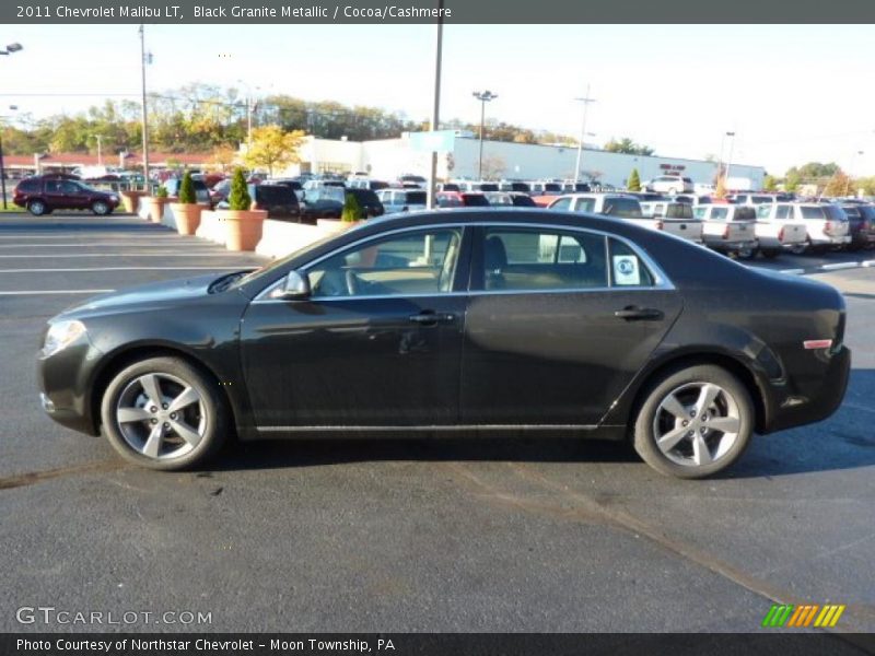 Black Granite Metallic / Cocoa/Cashmere 2011 Chevrolet Malibu LT