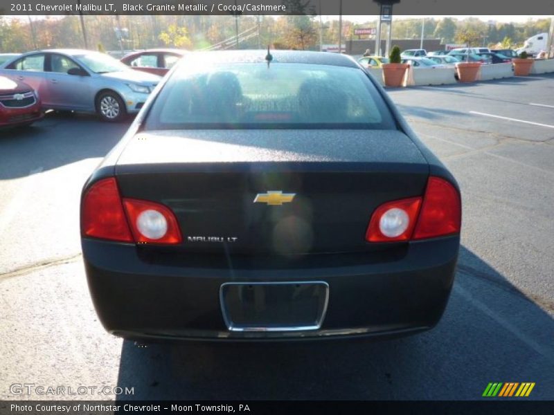 Black Granite Metallic / Cocoa/Cashmere 2011 Chevrolet Malibu LT