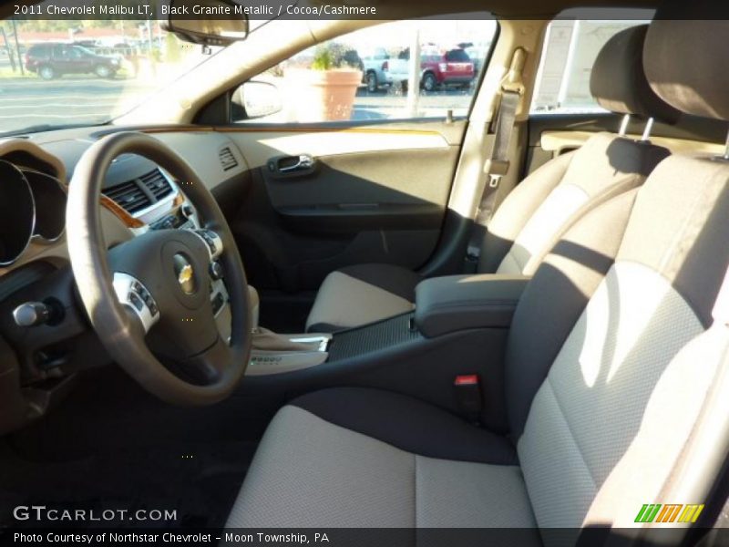 Black Granite Metallic / Cocoa/Cashmere 2011 Chevrolet Malibu LT