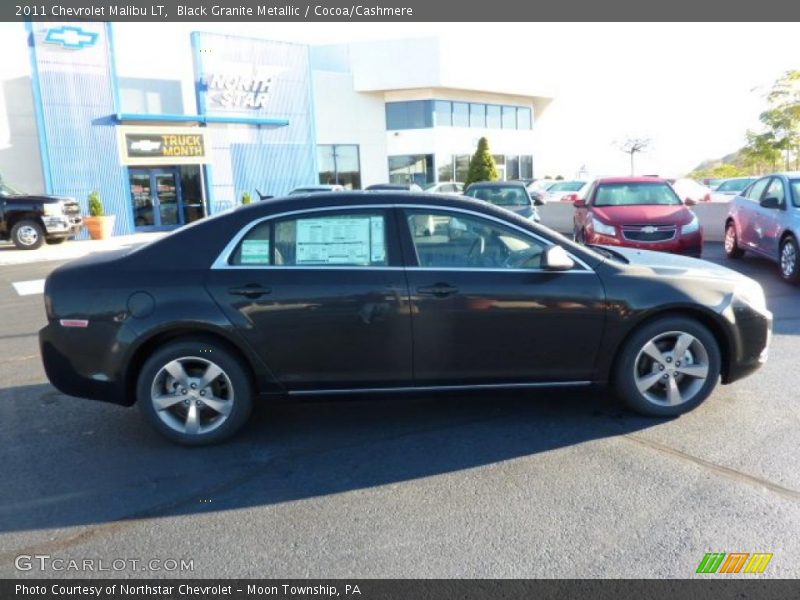 Black Granite Metallic / Cocoa/Cashmere 2011 Chevrolet Malibu LT