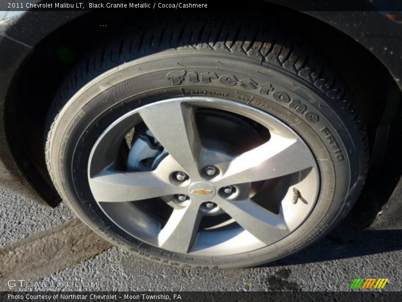 Black Granite Metallic / Cocoa/Cashmere 2011 Chevrolet Malibu LT