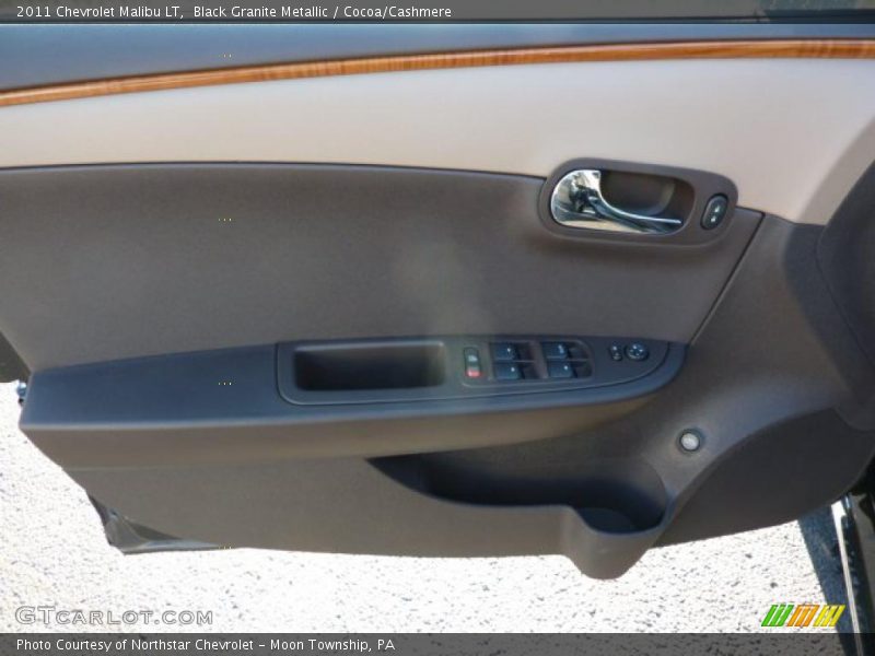 Black Granite Metallic / Cocoa/Cashmere 2011 Chevrolet Malibu LT