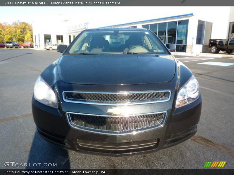 Black Granite Metallic / Cocoa/Cashmere 2011 Chevrolet Malibu LS