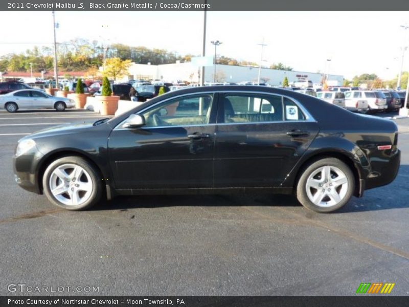 Black Granite Metallic / Cocoa/Cashmere 2011 Chevrolet Malibu LS