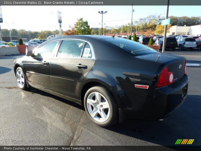 Black Granite Metallic / Cocoa/Cashmere 2011 Chevrolet Malibu LS
