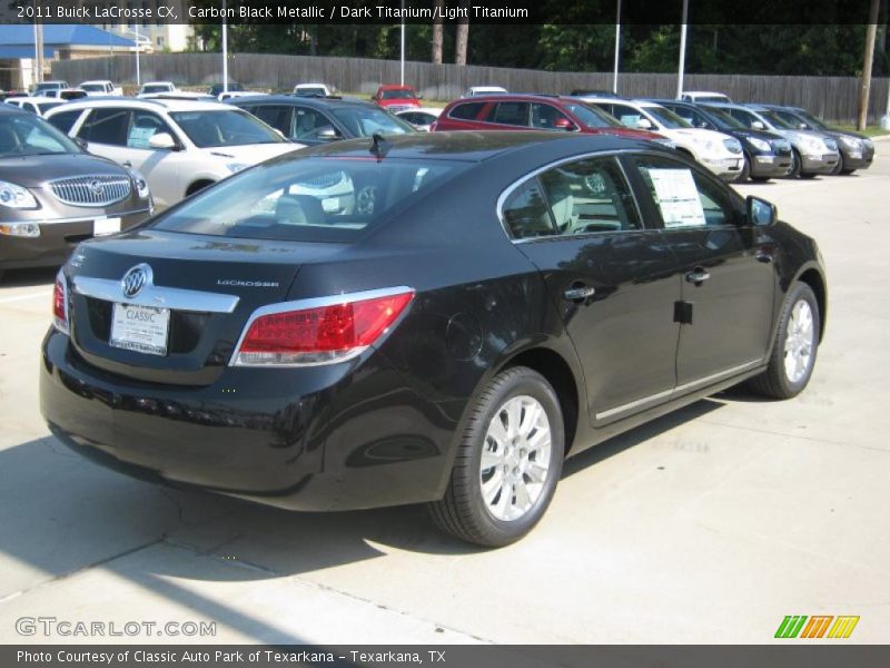 Carbon Black Metallic / Dark Titanium/Light Titanium 2011 Buick LaCrosse CX